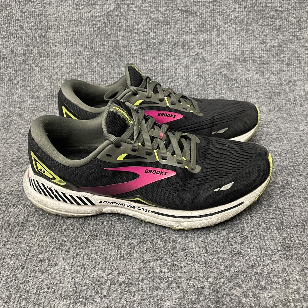 Brooks Adrenaline GTS 23 Shoes Women's Sz 9.5 Black 1203811D037